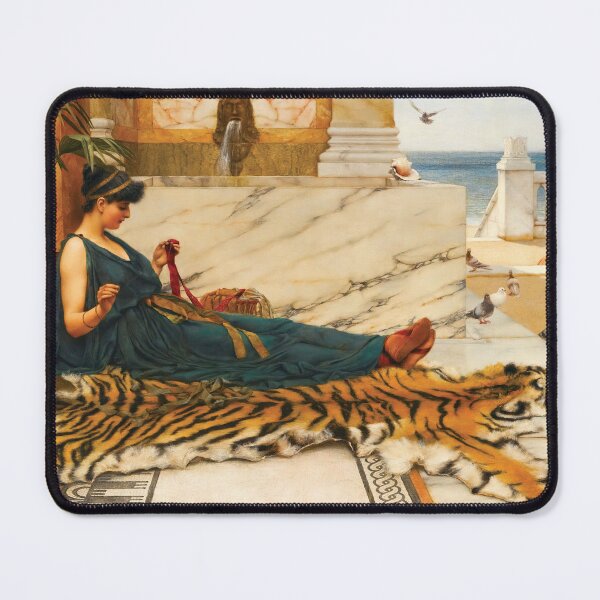 Item preview, The Tigerskin (Sewing Girl) by John William Godward designed and sold by InnerCitadel.