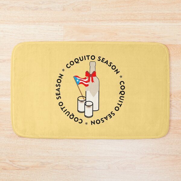 Item preview, Puerto Rico Coquito Season Circle Black Boricua Christmas Eggnog Flag designed and sold by byDarling.