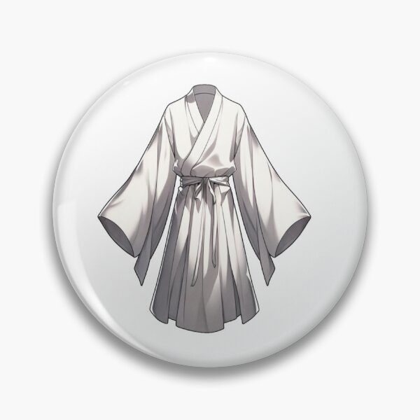 Item preview, White Fantasy Robe Ninja Monk Priest Shower Bath designed and sold by kylmllr101684.