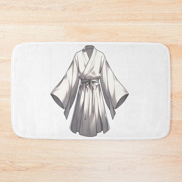 Item preview, White Fantasy Robe Ninja Monk Priest Shower Bath designed and sold by kylmllr101684.