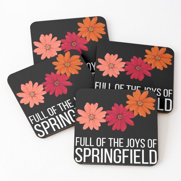 Aperçu de l'œuvre Drôle de « Plein de joies de Springfield » – Conception de jeu de mots sur la ville florale pour tous les Springfields créée et vendue par AlphaBetulia.