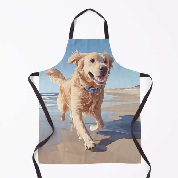 Item preview, Golden Retriever Running at the Beach designed and sold by Christian Weiss.