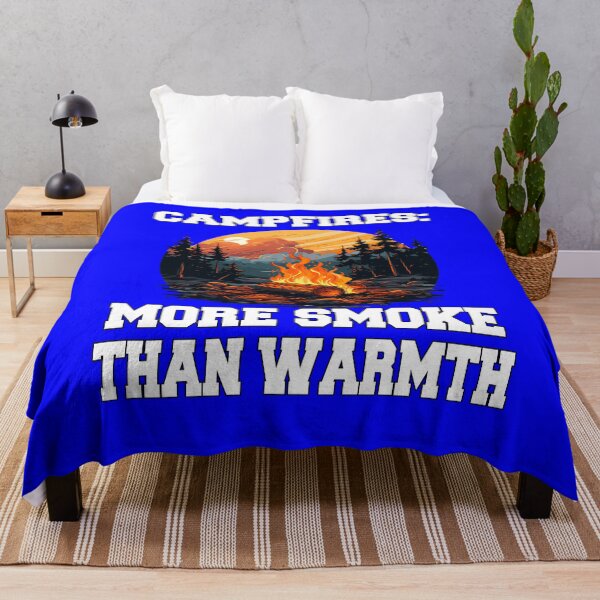 Item preview, Happy Camper Funny Camping Campfires More Smoke Than Warmth designed and sold by fantasticdesign.