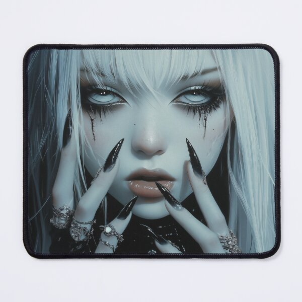 Item preview, Anime Goth Girl designed and sold by CursedbyLilith.