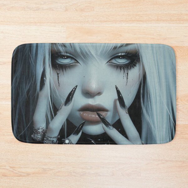 Item preview, Anime Goth Girl designed and sold by CursedbyLilith.