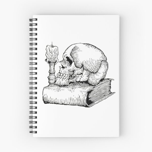 Item preview, Symbolism - The Skull, The Candle and The Book designed and sold by PatronesKawai.