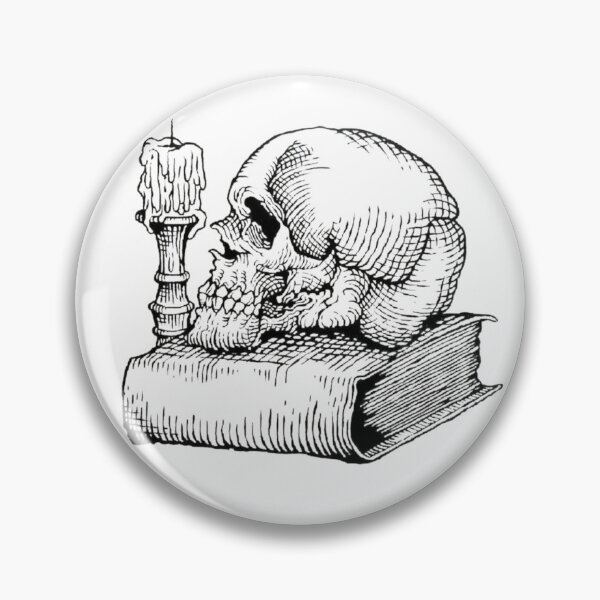 Item preview, Symbolism - The Skull, The Candle and The Book designed and sold by PatronesKawai.