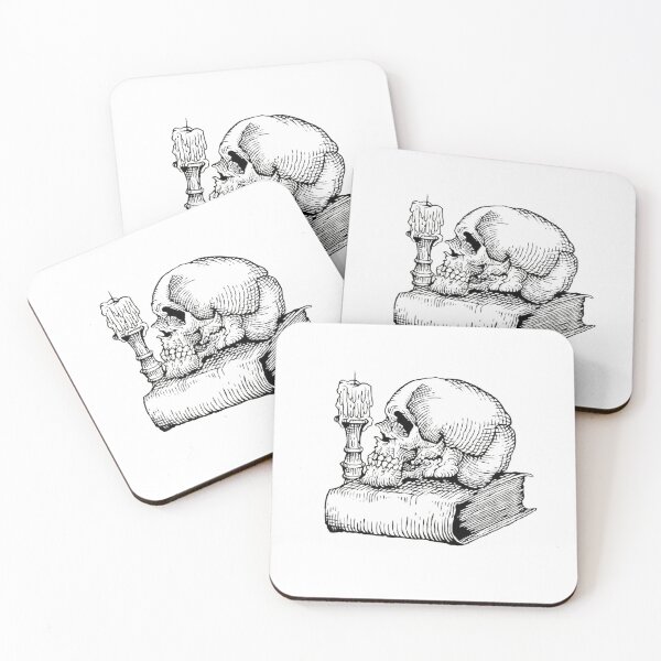 Item preview, Symbolism - The Skull, The Candle and The Book designed and sold by PatronesKawai.