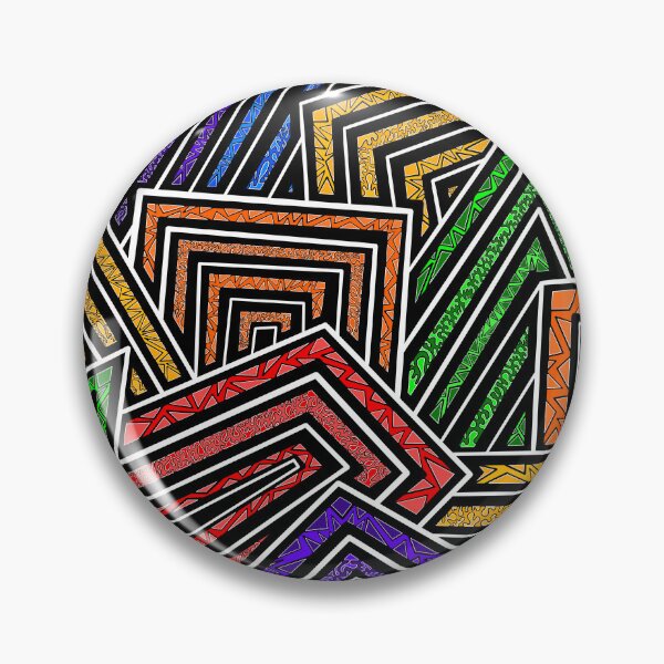 Item preview, Geometric Rainbow Pattern designed and sold by AndyNBee.