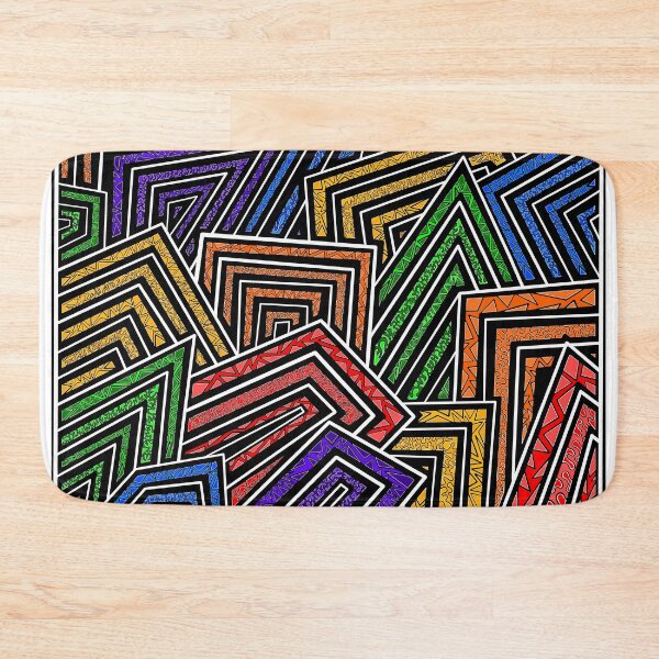 Item preview, Geometric Rainbow Pattern designed and sold by AndyNBee.