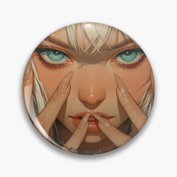 Item preview, Blonde Anime Girl designed and sold by CursedbyLilith.
