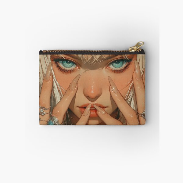 Item preview, Blonde Anime Girl designed and sold by CursedbyLilith.