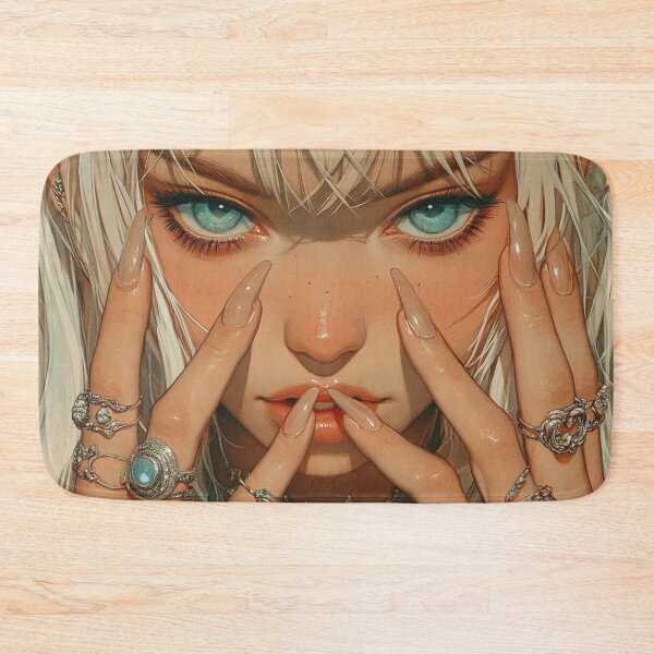 Item preview, Blonde Anime Girl designed and sold by CursedbyLilith.