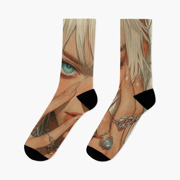 Item preview, Blonde Anime Girl designed and sold by CursedbyLilith.