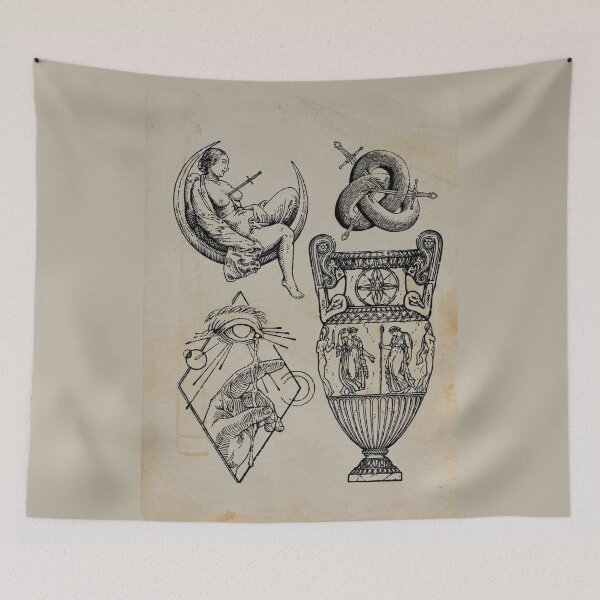 Item preview, Symbolism- The Vessel, the Muses, The Eye on High, The Sacrifice and The Sword Serpent designed and sold by PatronesKawai.