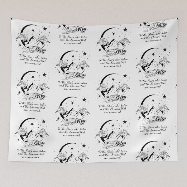 Item preview, To the Stars who listen and the dreams that are answered ACOTAR design  designed and sold by CEB1700.