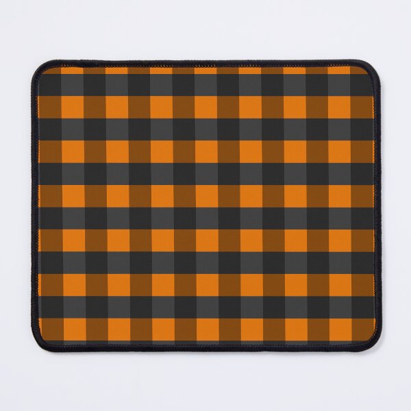 Item preview, Plaid Cottage Halloween Gingham Orange Black designed and sold by susycosta.