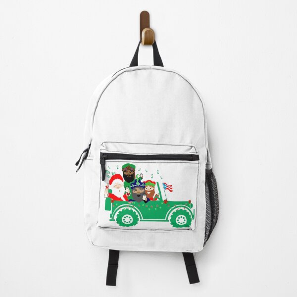 Item preview, Puerto Rico Chinchorreo Christmas Santa Claus Three Kings Coquito Green Car Boricua Flag designed and sold by byDarling.
