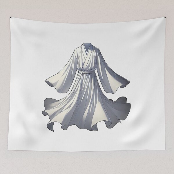 Item preview, Ghostly White Fantasy Robe Haunted Spirits Anime designed and sold by kylmllr101684.
