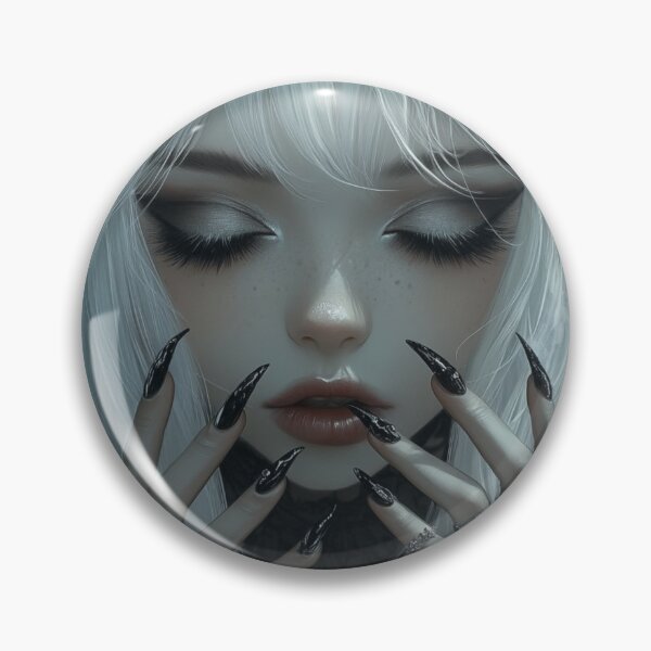 Item preview, Anime Goth Girl designed and sold by CursedbyLilith.