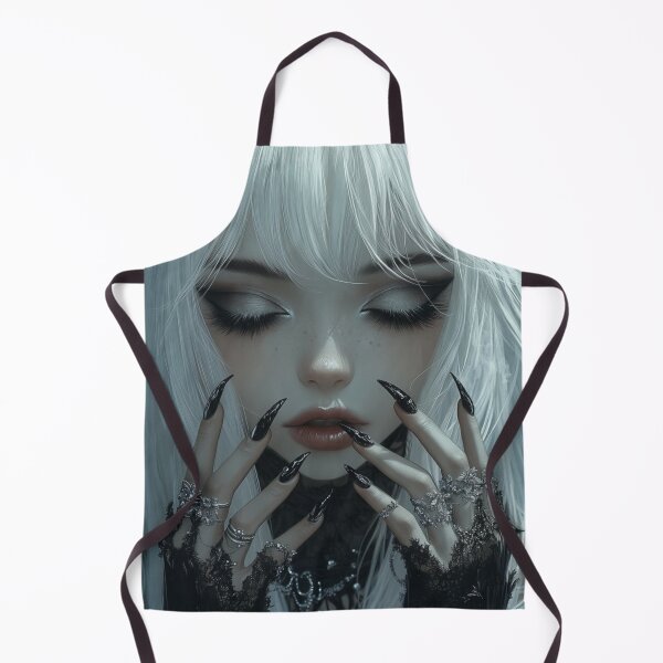 Item preview, Anime Goth Girl designed and sold by CursedbyLilith.