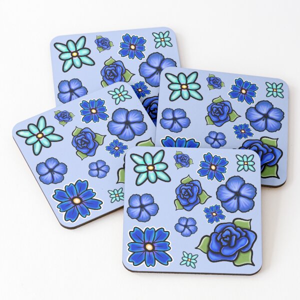 Item preview, Pretty Blue Flowers designed and sold by ShaeRaindrop.