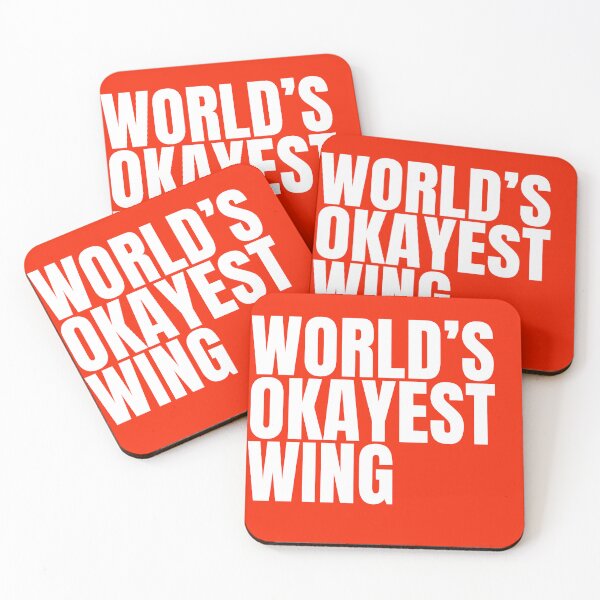 Item preview, World's Okayest Wing - white designed and sold by Cutsandsparks.