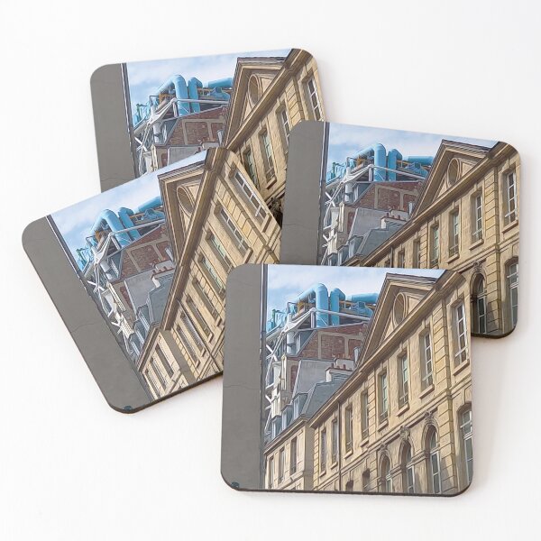 Item preview, Paris Beaubourg above the roofs designed and sold by Leuil.