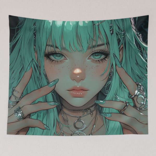 Item preview, Anime Girl designed and sold by CursedbyLilith.