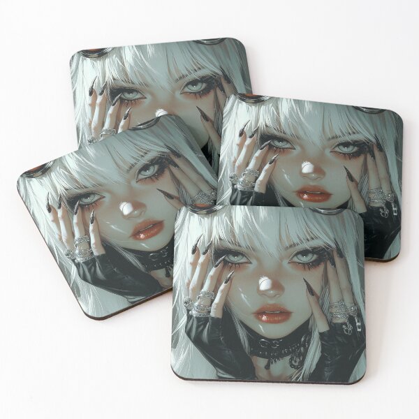 Item preview, Goth Anime Girl designed and sold by CursedbyLilith.