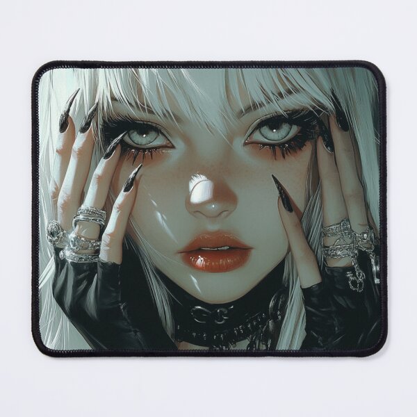 Item preview, Goth Anime Girl designed and sold by CursedbyLilith.