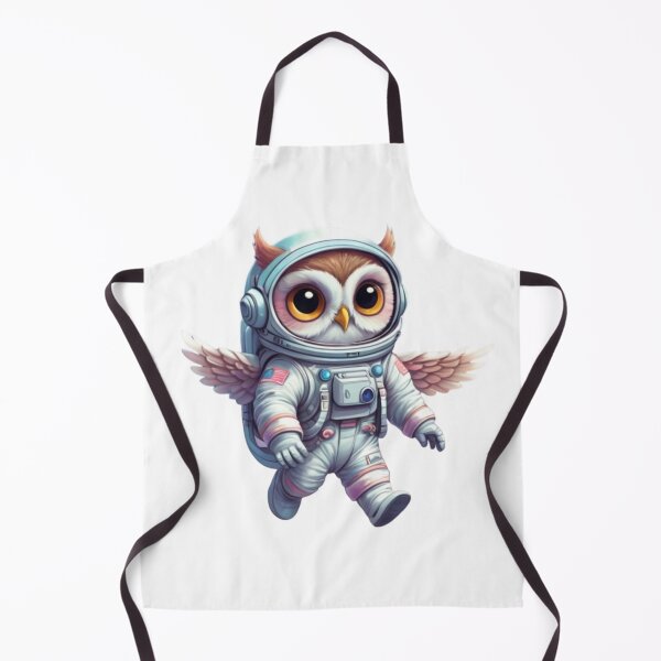 Item preview, Cute cartoon astronaut owl floating in space designed and sold by jean-nicolas.