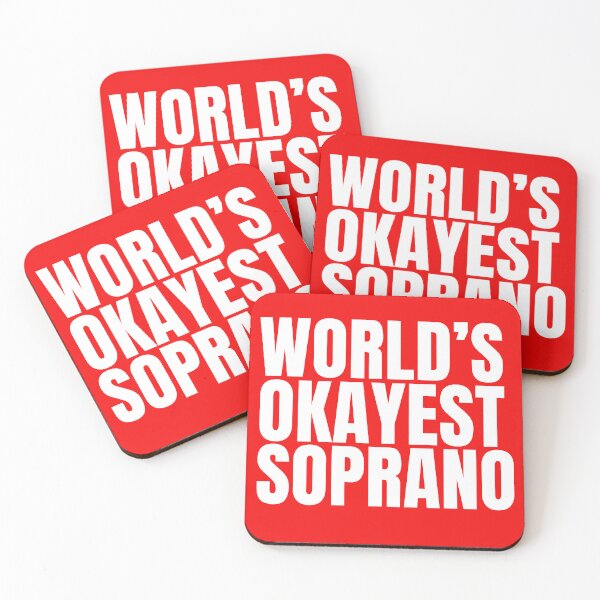 Item preview, World's Okayest Soprano - White designed and sold by Cutsandsparks.