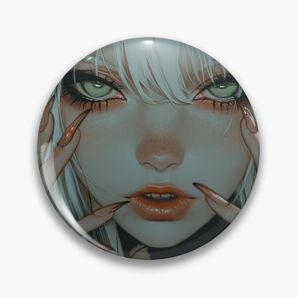 Item preview, Anime Goth Girl designed and sold by CursedbyLilith.