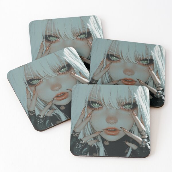 Item preview, Anime Goth Girl designed and sold by CursedbyLilith.