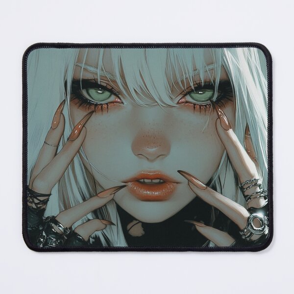Item preview, Anime Goth Girl designed and sold by CursedbyLilith.