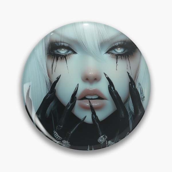 Item preview, Goth Anime Girl designed and sold by CursedbyLilith.