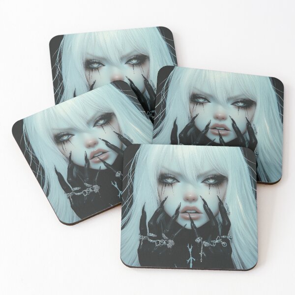 Item preview, Goth Anime Girl designed and sold by CursedbyLilith.