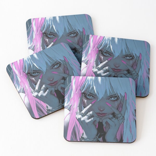 Item preview, Pink Anime Girl designed and sold by CursedbyLilith.