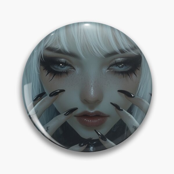 Item preview, Anime Goth Girl designed and sold by CursedbyLilith.