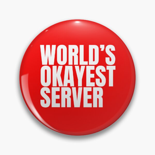 Item preview, World's Okayest Server - White designed and sold by Cutsandsparks.