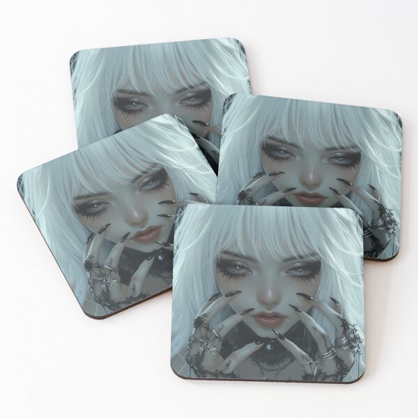 Item preview, Anime Goth Girl designed and sold by CursedbyLilith.