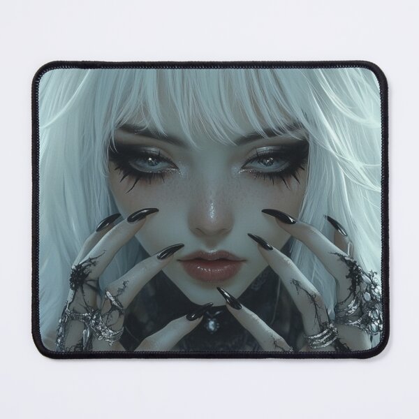 Item preview, Anime Goth Girl designed and sold by CursedbyLilith.