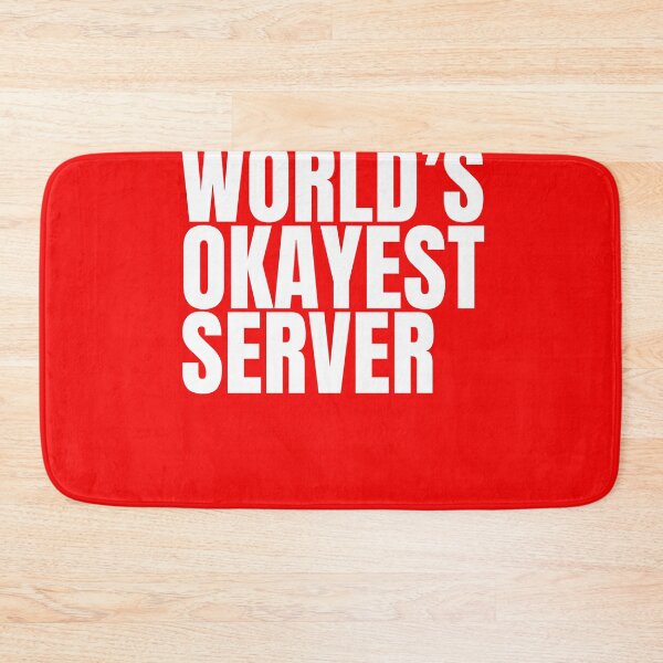 Item preview, World's Okayest Server - White designed and sold by Cutsandsparks.