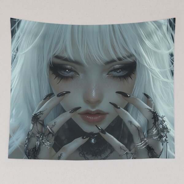 Item preview, Anime Goth Girl designed and sold by CursedbyLilith.