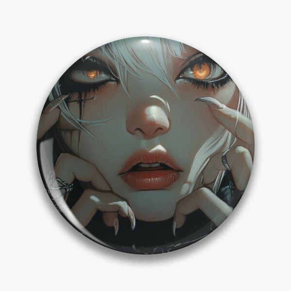Item preview, Anime Goth Girl designed and sold by CursedbyLilith.