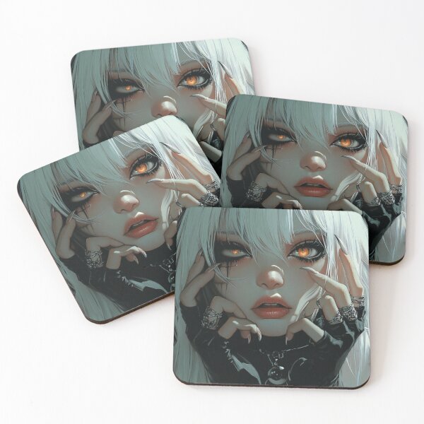 Item preview, Anime Goth Girl designed and sold by CursedbyLilith.
