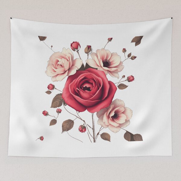 Item preview, Flowers in Nostalgic Colors designed and sold by PMBlack1990.