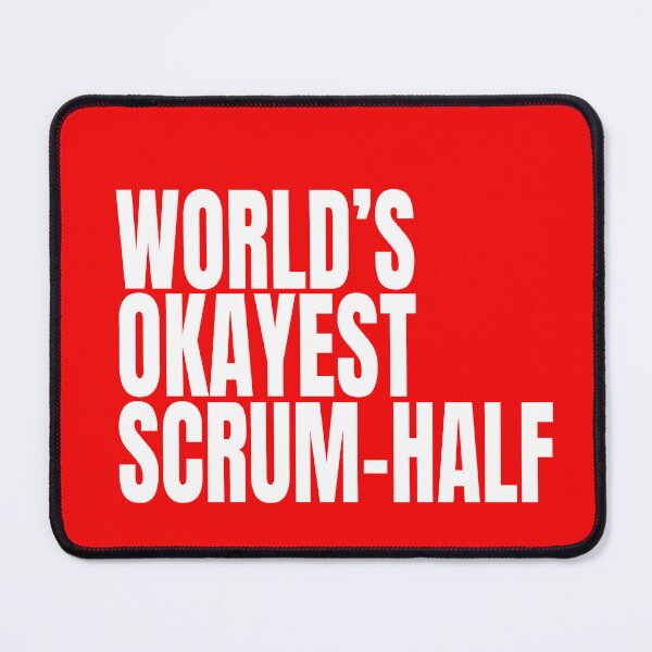 Item preview, World's Okayest Scrum-Half - White designed and sold by Cutsandsparks.