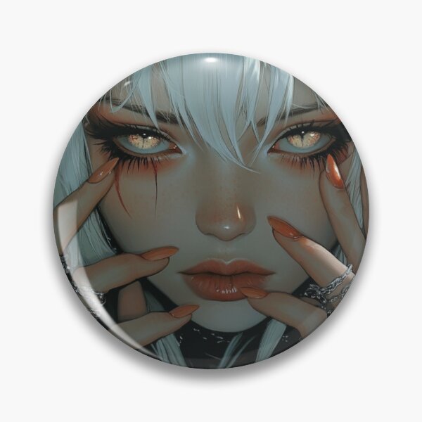 Item preview, Anime Goth Girl designed and sold by CursedbyLilith.